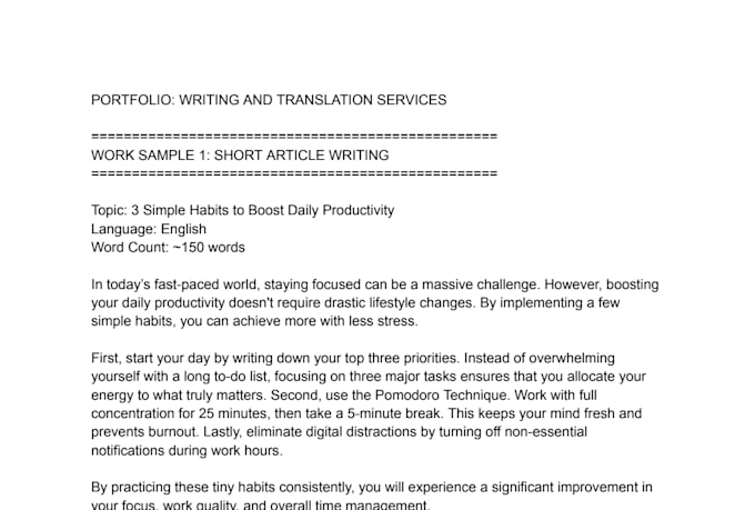 write high quality seo articles